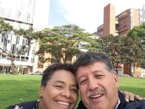 Familia anfitriona en Ibarra 