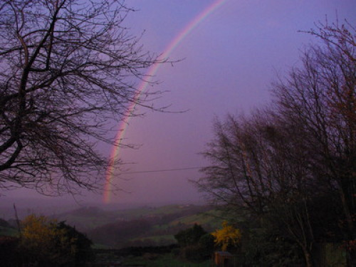 friendly couple with cosy open view