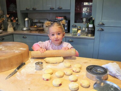 friendly couple with cosy open view