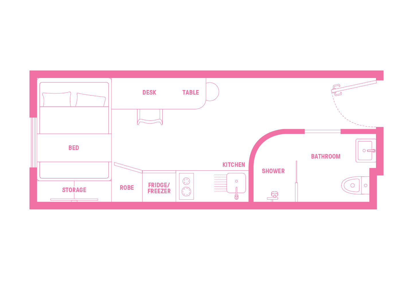  Signature Plus Studio Apartment - Corner Views  -  Scape Uni Square  - Gallery -  3