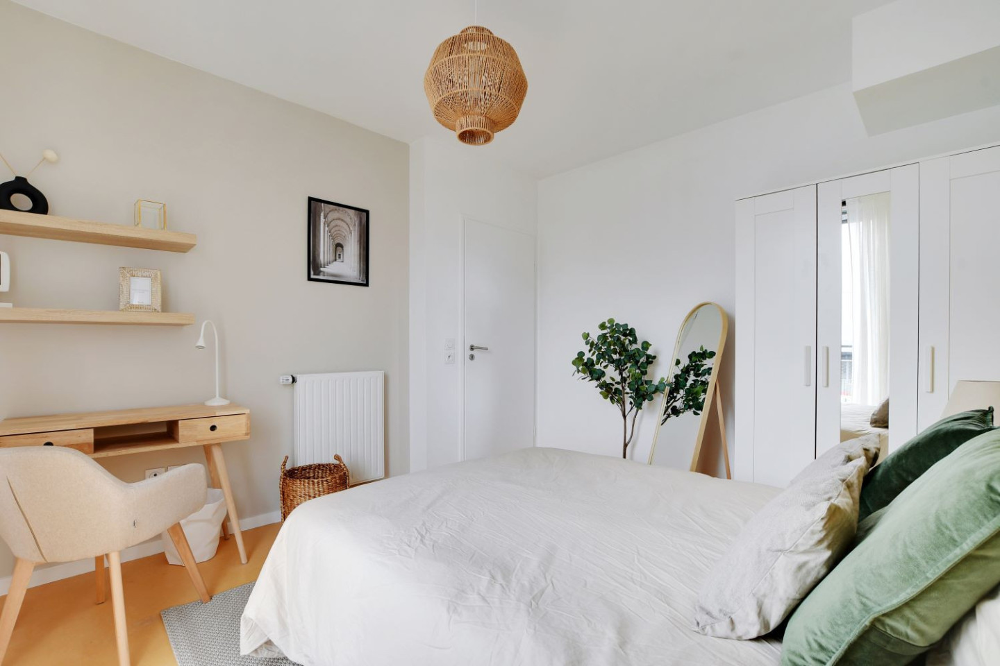  Move Into This 11 M² Minimalist Room  -  Stunning 76 m² duplex for rent in a coliving in Paris  - Gallery -  14