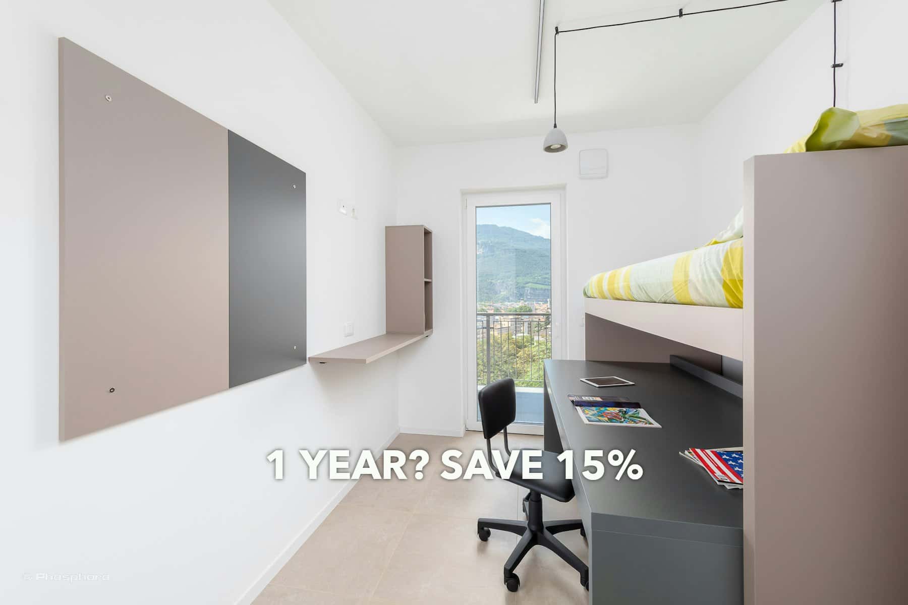 Room In Via Venezia, Trento For 48 M² With 2 Bedrooms - 77