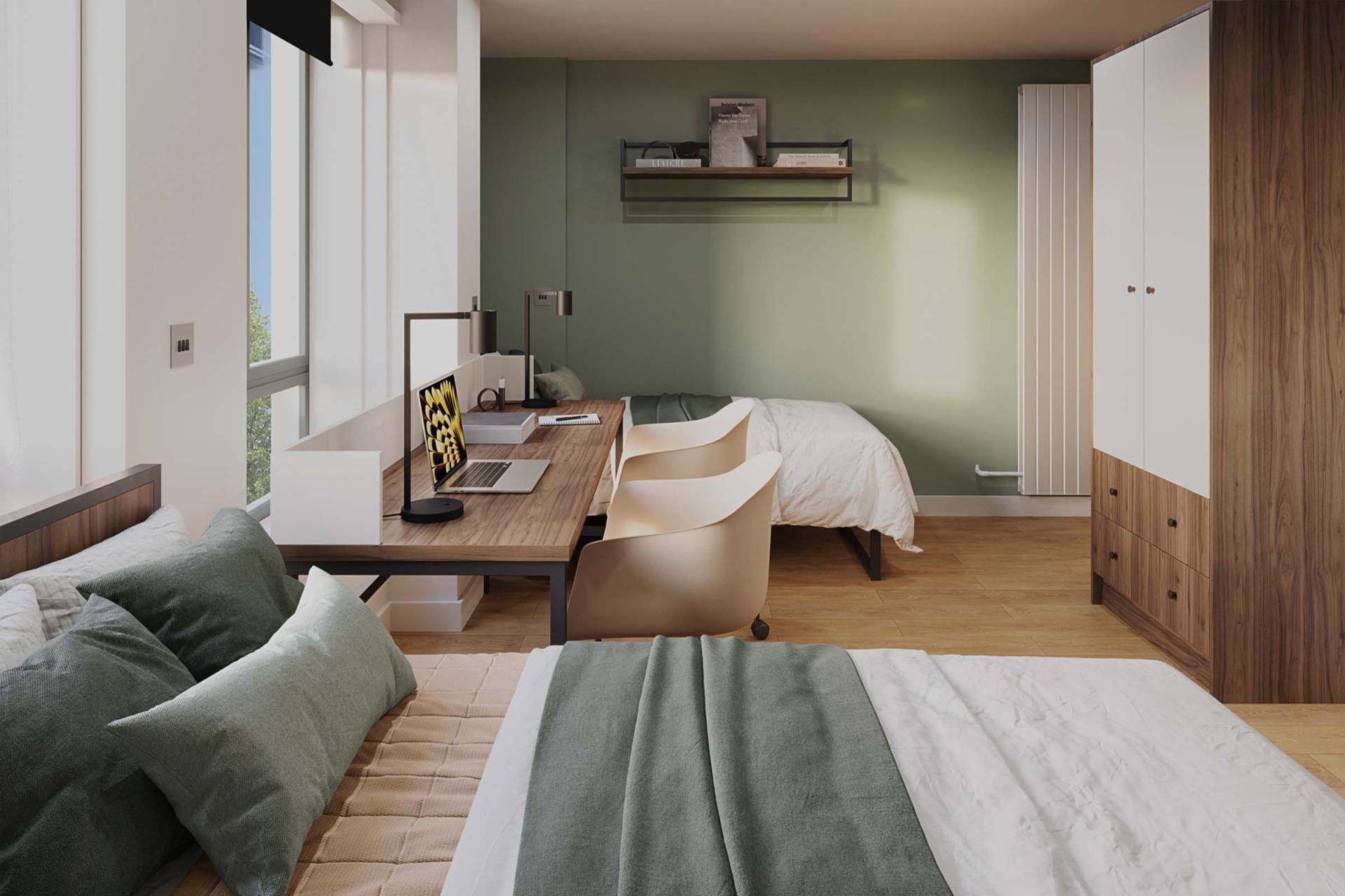  Twin Ensuite Shared - Block C  -  Árasáin P&V (The P&V Apartments)  - Gallery -  1
