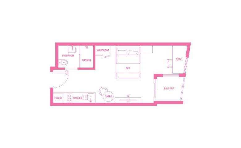  Signature Plus Studio, Double Bed With Standard View  -  Scape Leicester  - Gallery -  7