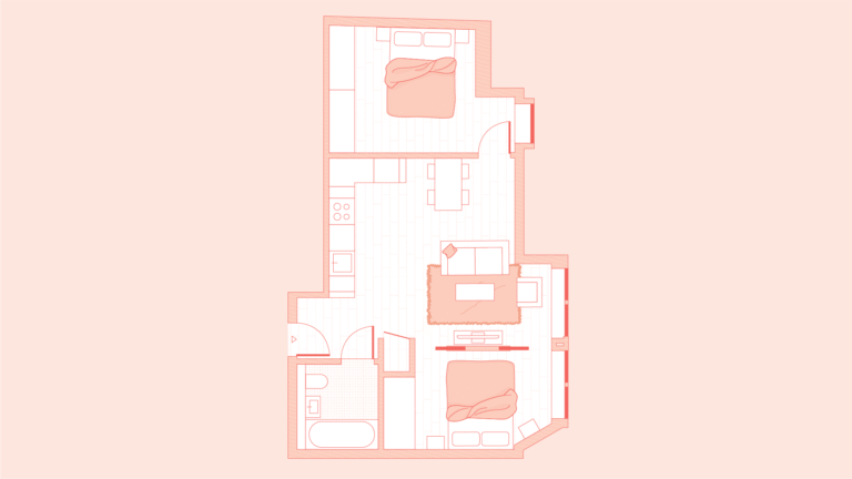  2 Bed, 1 Bathroom  -  Royal Heights  - Gallery -  2