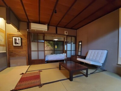 Traditional Kyoto House on River