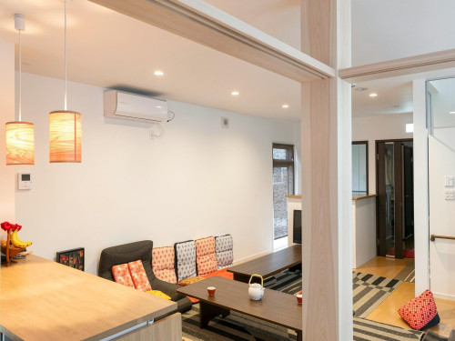 A lively residence just a walk away from JR Tanbaguchi Station