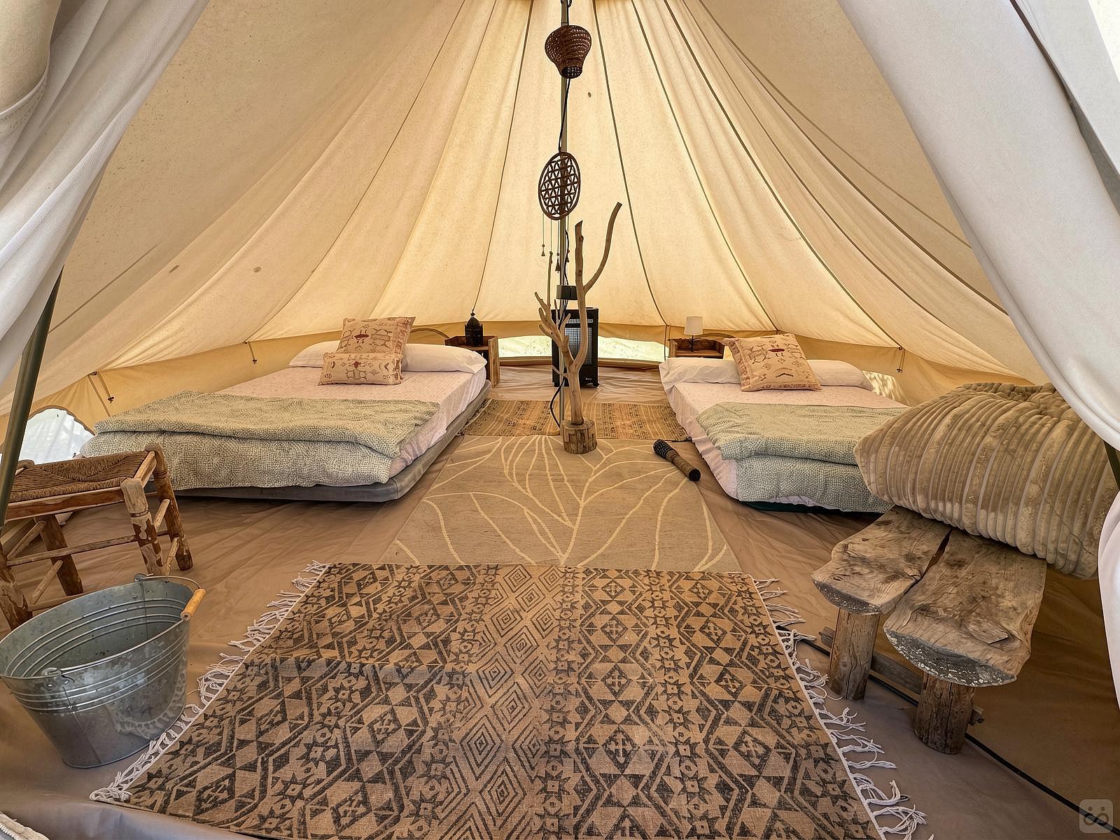  Private Belltent TIPI-5pax  -  Biodynamic Ecovillage near Doñana National Park Townhouse  - Gallery -  37