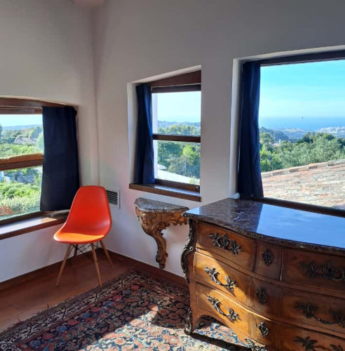 Great house with breathtaking views of the Atlantic Coast, Colares, Sintra  (SEP-MAY Only)