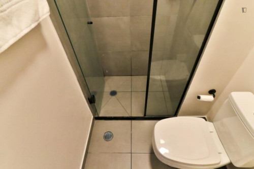 Elegant double ensuite bedroom near the Campus Baixada Santista of the UFSP - Gallery - 35