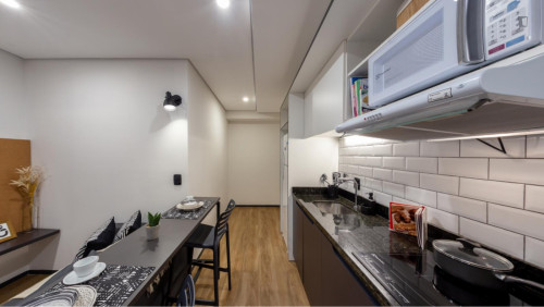 Elegant double ensuite bedroom near the Campus Baixada Santista of the UFSP - Gallery - 7