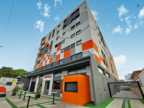 Elegant double ensuite bedroom near the Campus Baixada Santista of the UFSP - Gallery - 28
