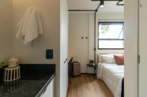 Elegant double ensuite bedroom near the Campus Baixada Santista of the UFSP - Gallery - 25