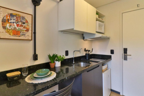 Elegant double ensuite bedroom near the Campus Baixada Santista of the UFSP - Gallery - 19
