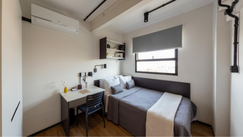 Elegant double ensuite bedroom near the Campus Baixada Santista of the UFSP - Gallery - 5
