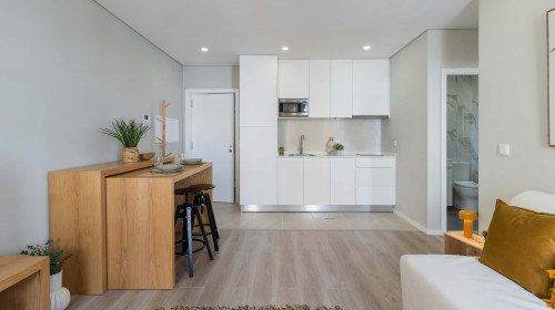 Modern 1-Bedroom Apartment in Rua Luís de Camões, Vila Nova de Gaia