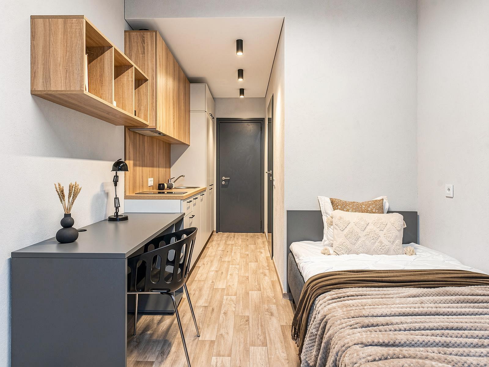 Private Single Studio - Stunning Stylish Complex w/ Gym + Coworking near grocery store Apartment - Gallery - 34