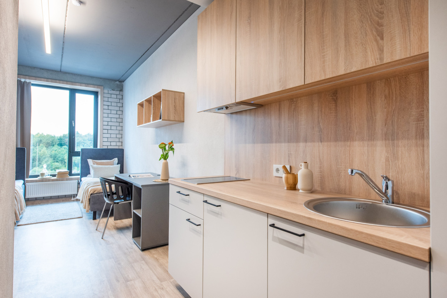 Private Twin Studio - Stunning Stylish Complex w/ Gym + Coworking near grocery store Apartment - Gallery - 14