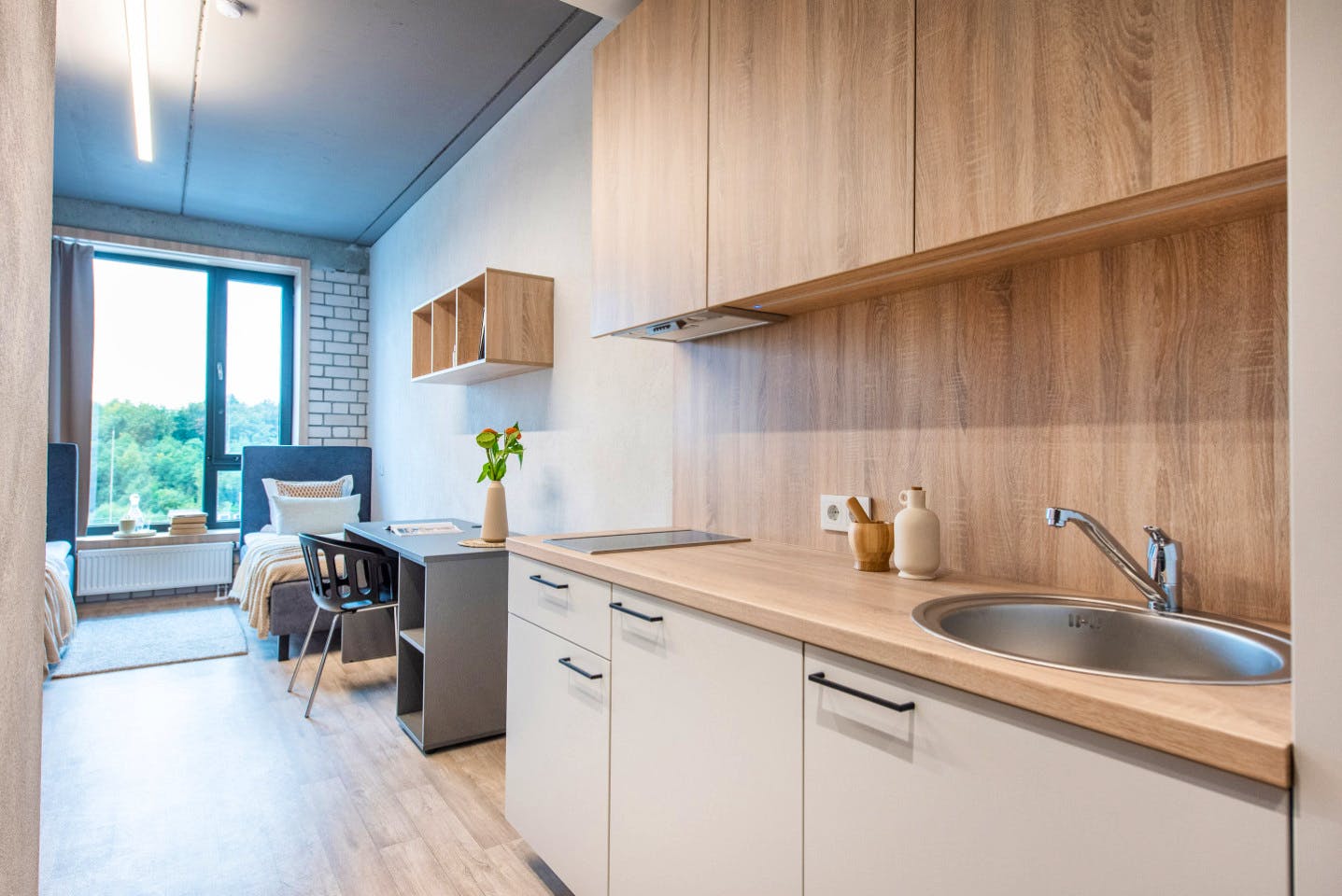 Private Twin Studio - Stunning Stylish Complex w/ Gym + Coworking near grocery store Apartment - Gallery - 5