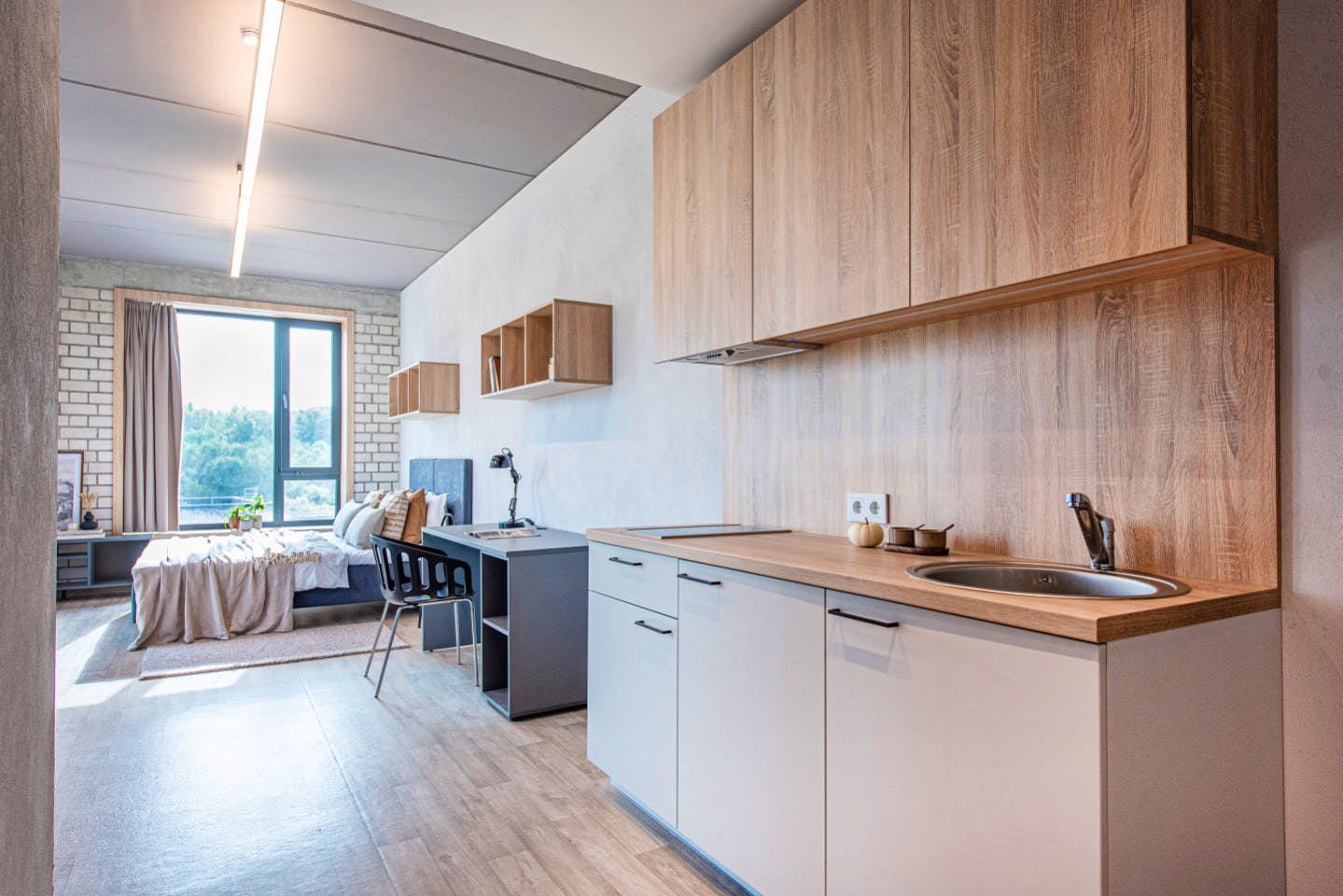 Private Premium Studio - Stunning Stylish Complex w/ Gym + Coworking near grocery store Apartment - Gallery - 2