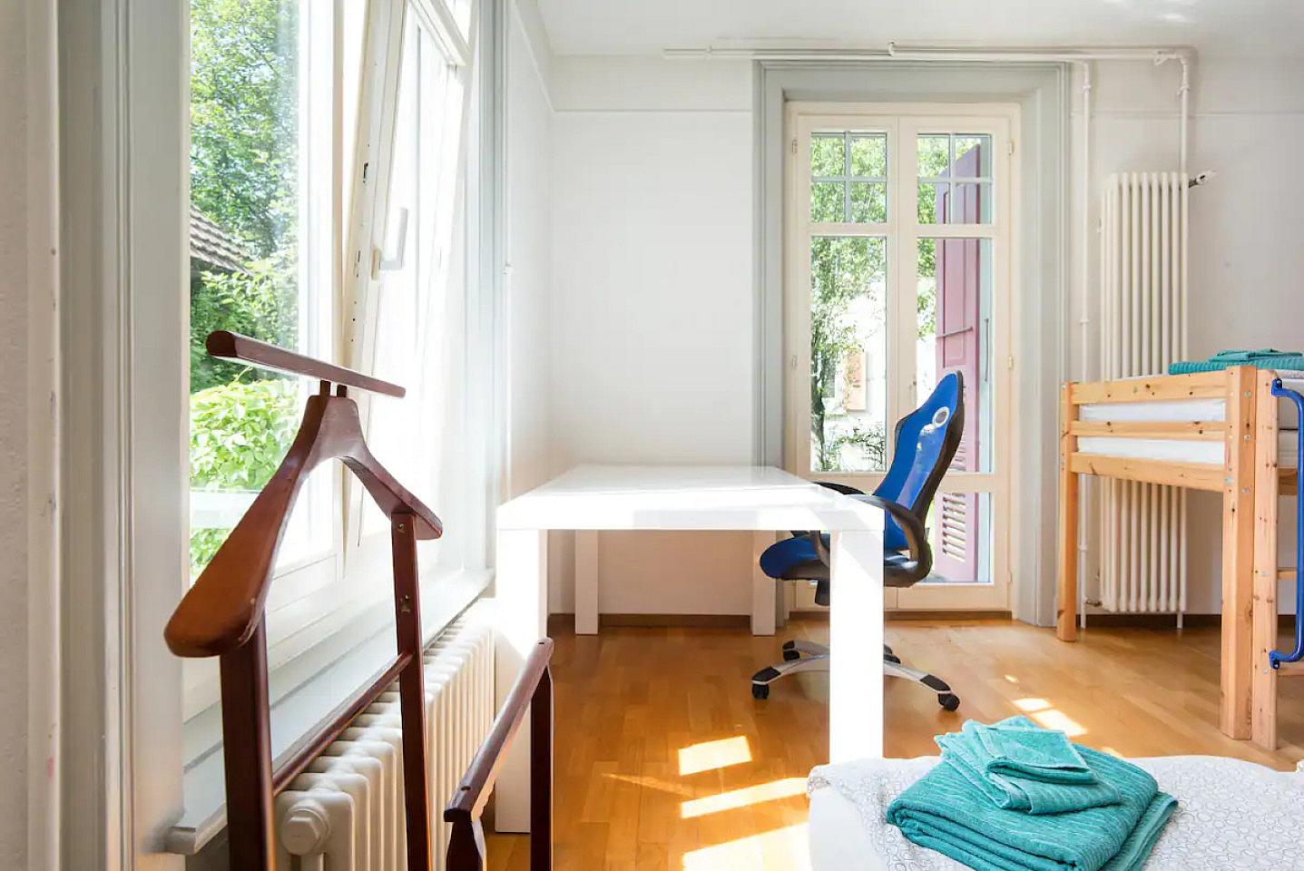  Bed In A 2-Bed Mixed Gender Room  -  Spacious Vibrant House w/ Backyard near Stöckacker (Tram) Home  - Gallery -  7