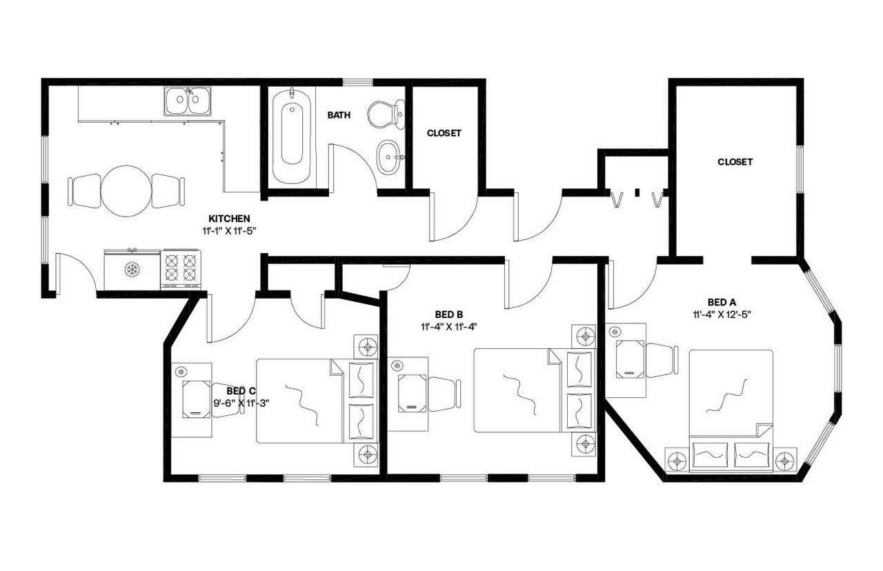 #1299: Central Square (Cambridge) - Full Bedroom B - 11