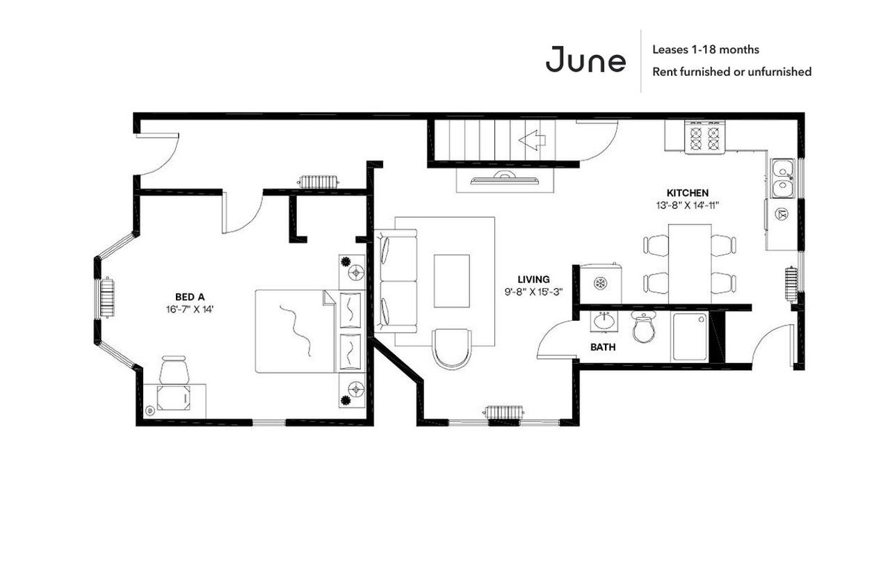 #1734: Allston - Queen Bedroom B - 14