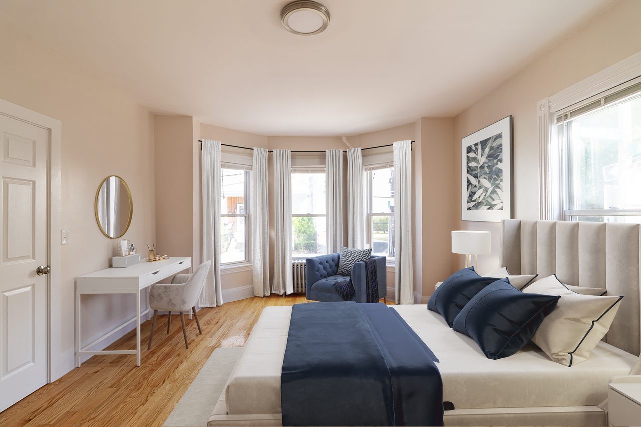 #1734: Allston - Queen Bedroom A - 1
