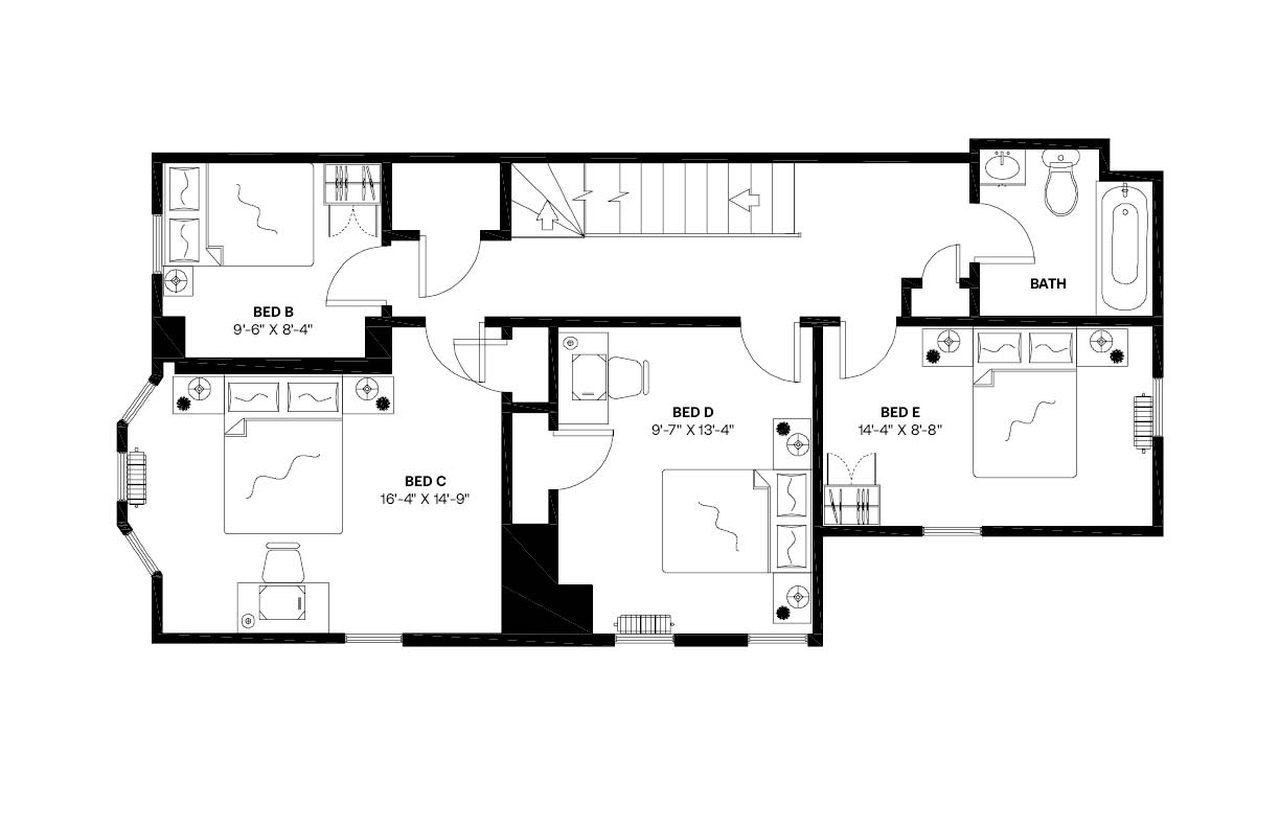 #1734: Allston - Queen Bedroom A - 16
