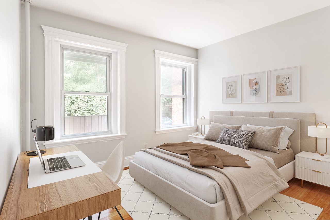 #1286: Brookline - Queen Bedroom B - 1