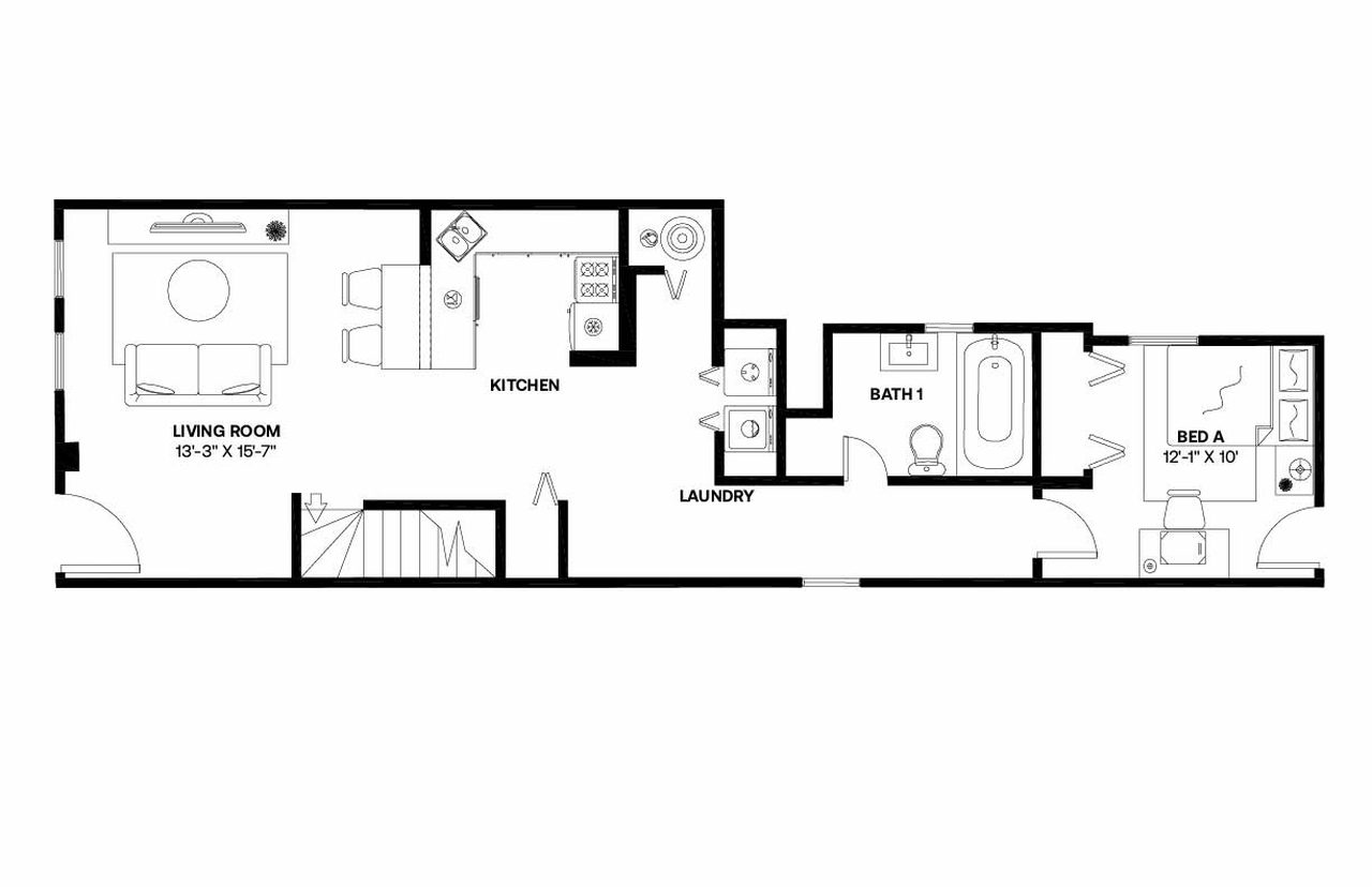  #1587: Near West Side - Full Bedroom B  -  #1587: Near West Side  - Gallery -  19