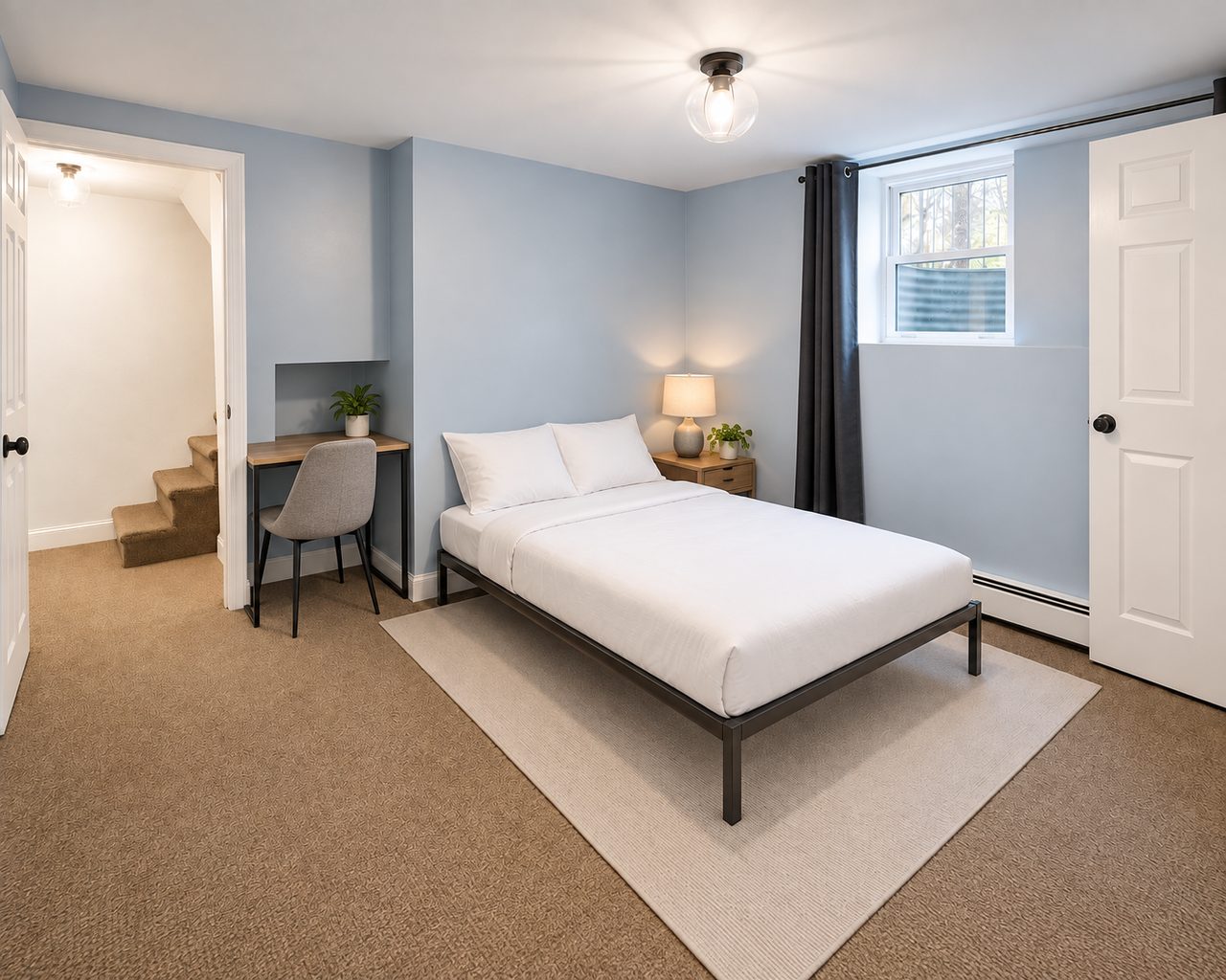 #534: Allston - Queen Bedroom D - 1