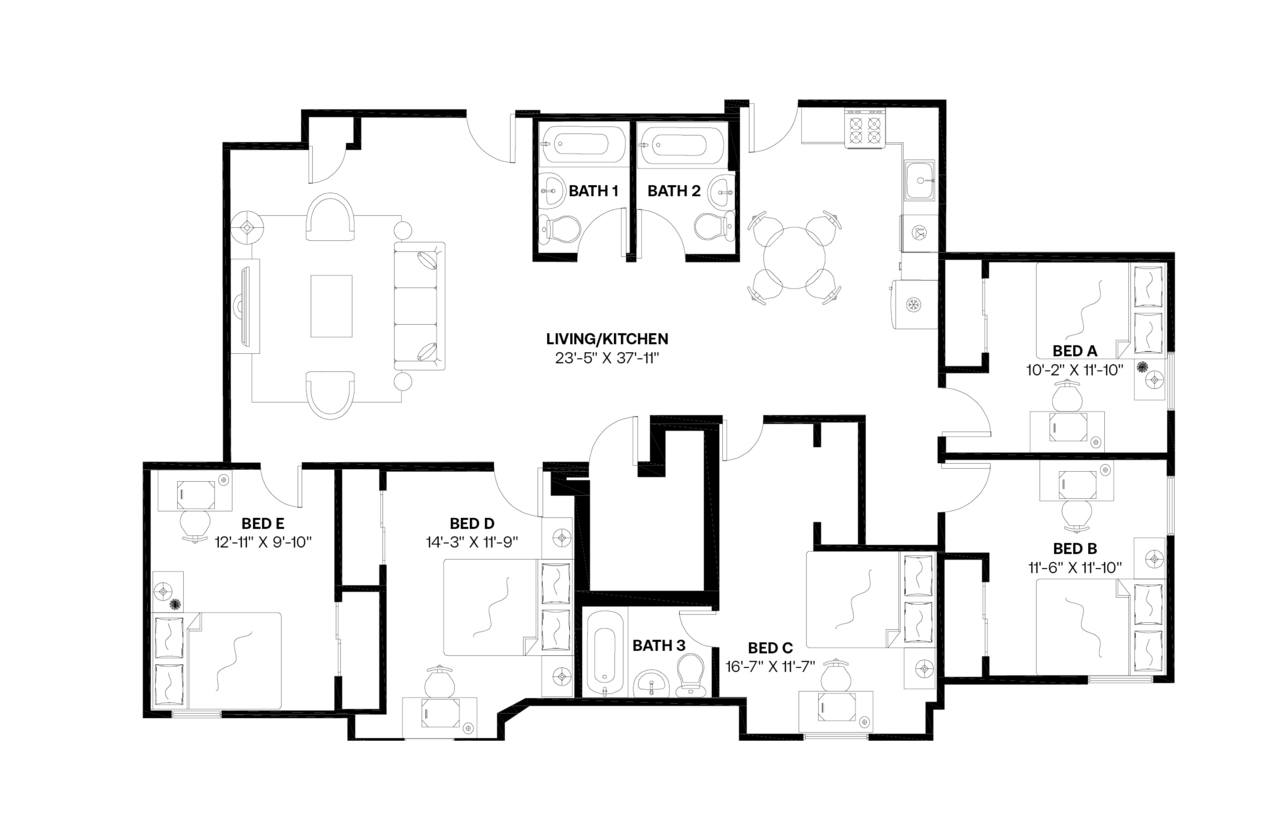  #603: Brighton - Queen Bedroom A  -  #603: Brighton  - Gallery -  10