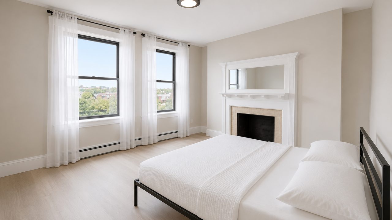 #1421: Allston - Queen Bedroom B - 9