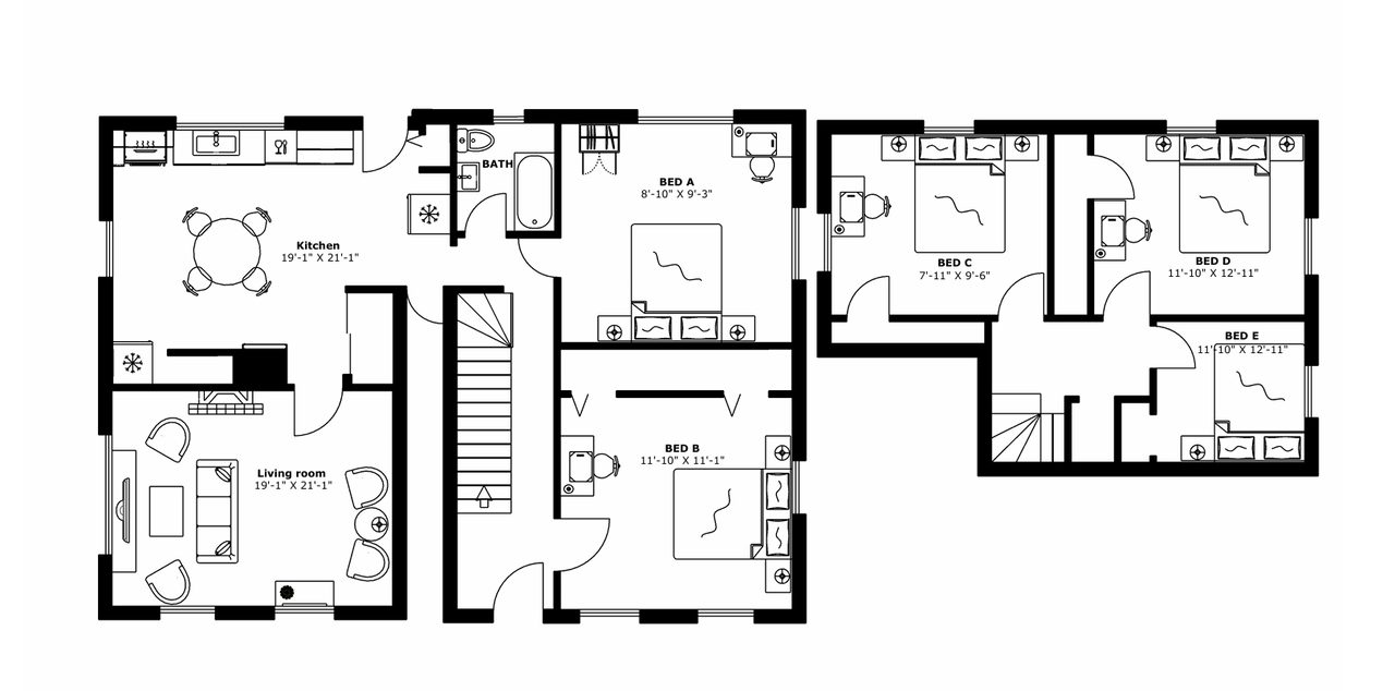 #1742: Allston - Queen Bedroom B - 5