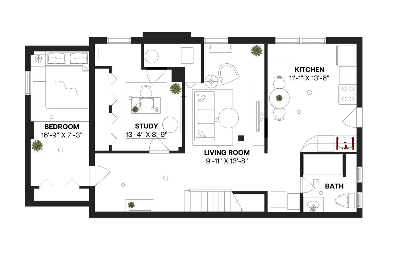  #334: Cleveland Park - 1 Bedroom (Queen)  -  #334: Cleveland Park  - Gallery -  5
