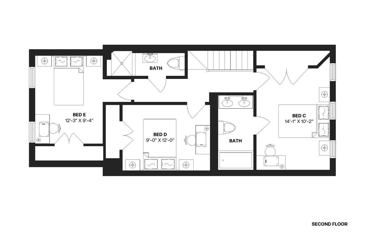  #105: Capitol Hill - Queen Bedroom 2E  -  #105: Capitol Hill  - Gallery -  2