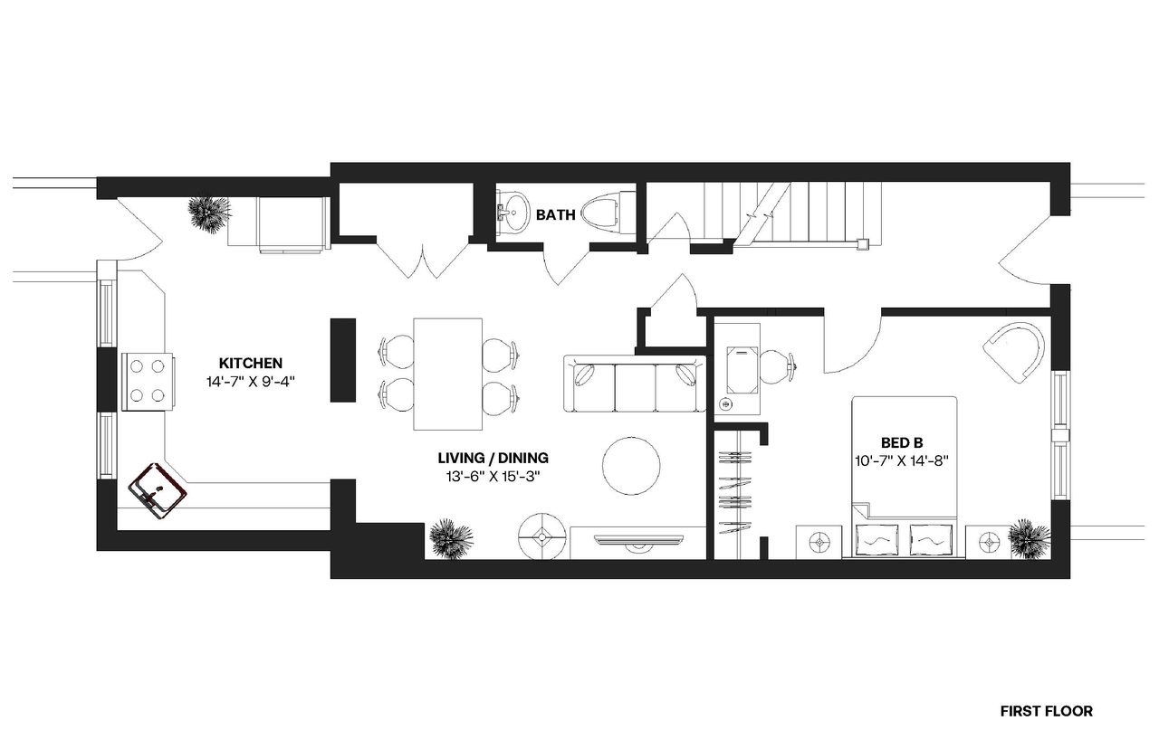 #105: Capitol Hill - Queen Bedroom 1B - #105: Capitol Hill - Gallery - 4