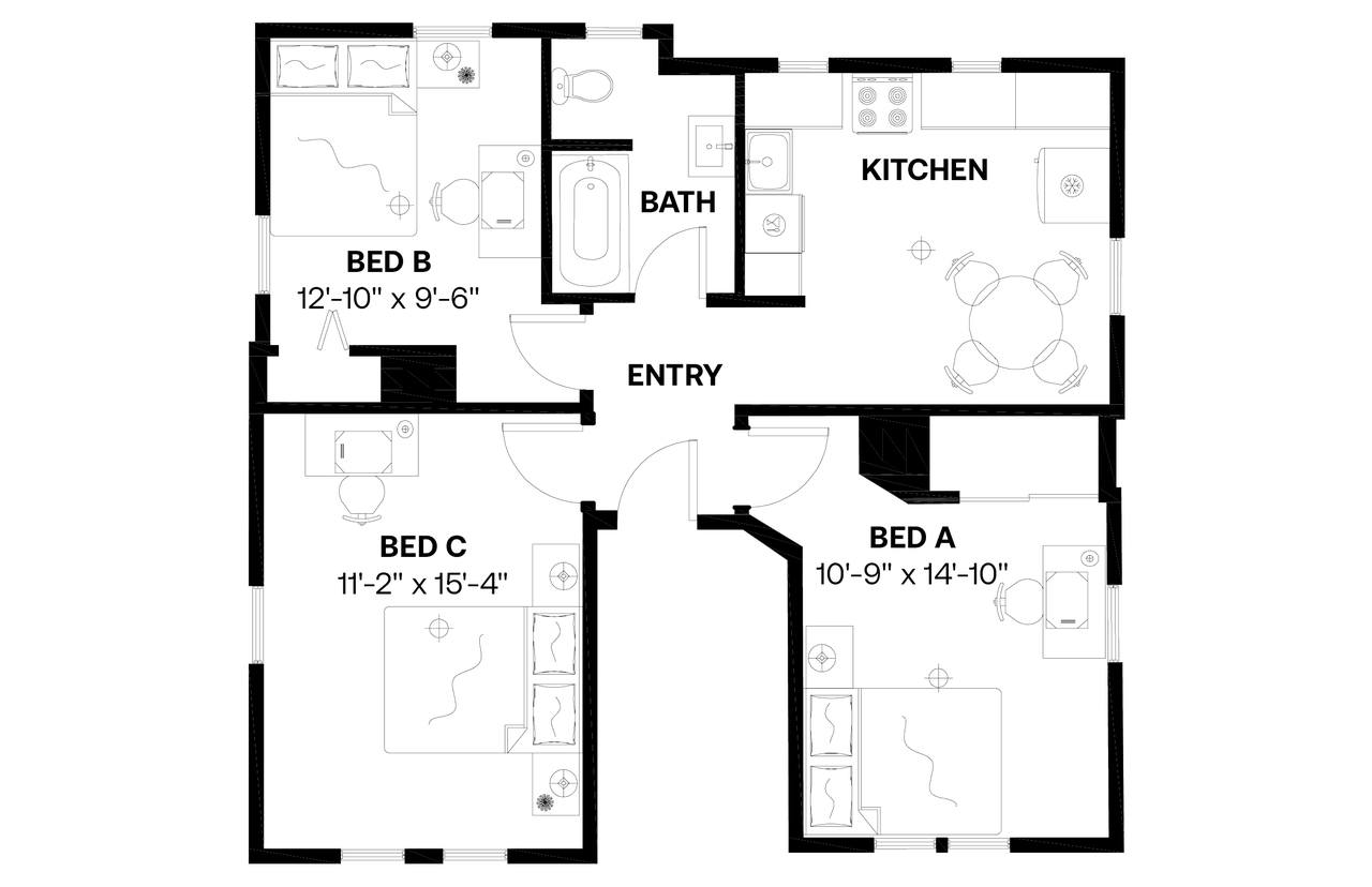  #428: Mission Hill - Full Bedroom C  -  #428: Mission Hill  - Gallery -  2
