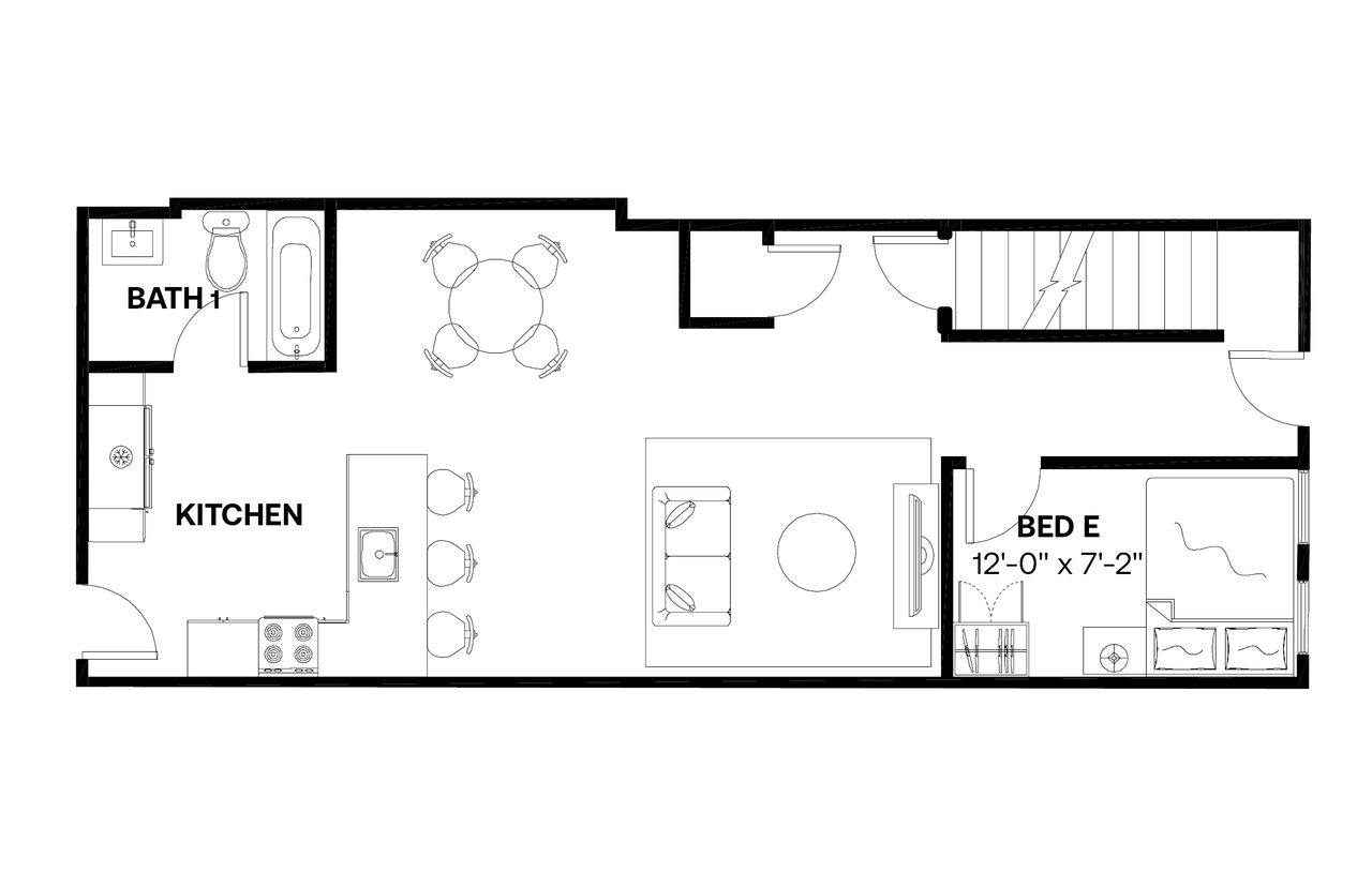  #810: Upper Central NE - Full Bedroom C  -  #810: Upper Central NE  - Gallery -  23