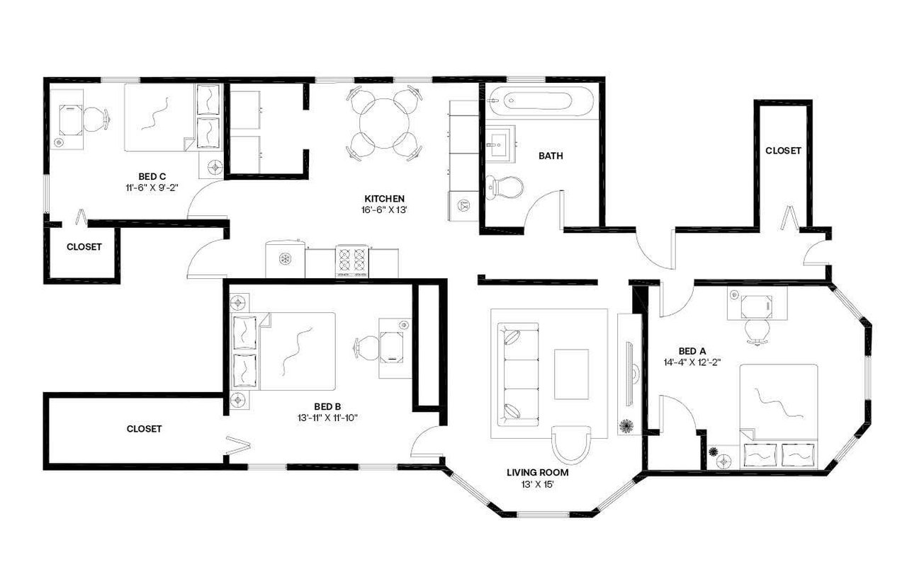 #817: Somerville - Queen Bedroom A - 6