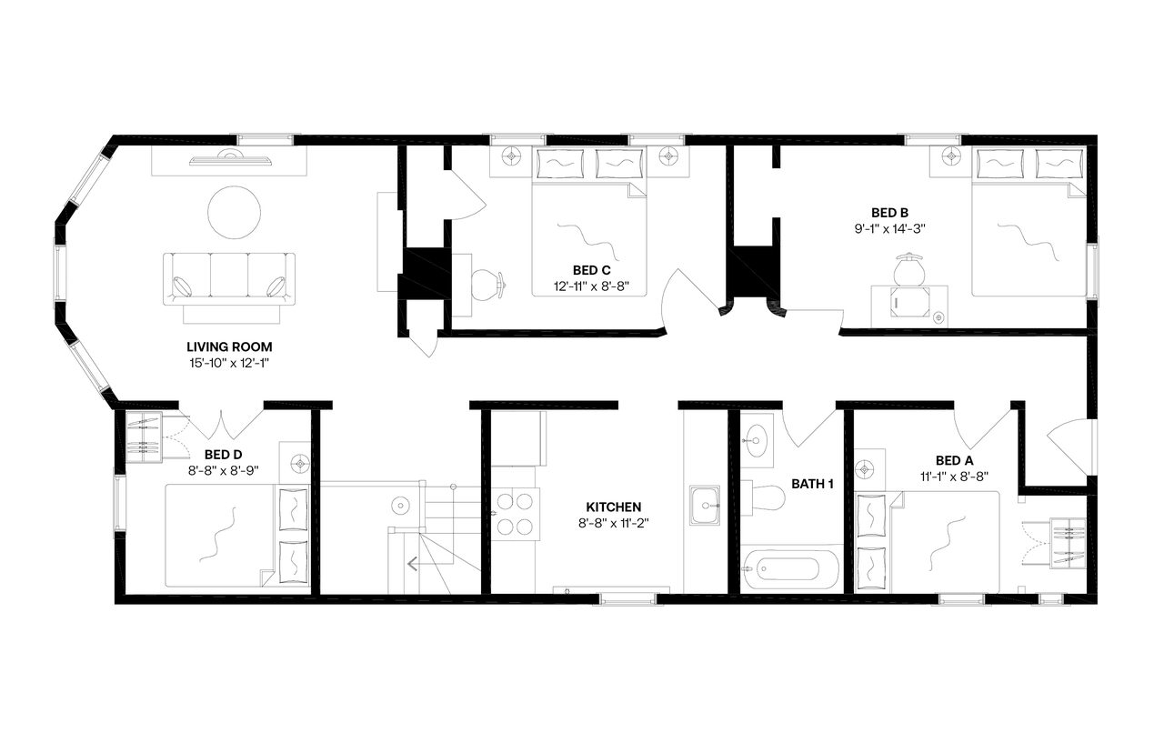 #255: Mission Hill - Full Bedroom D - 12