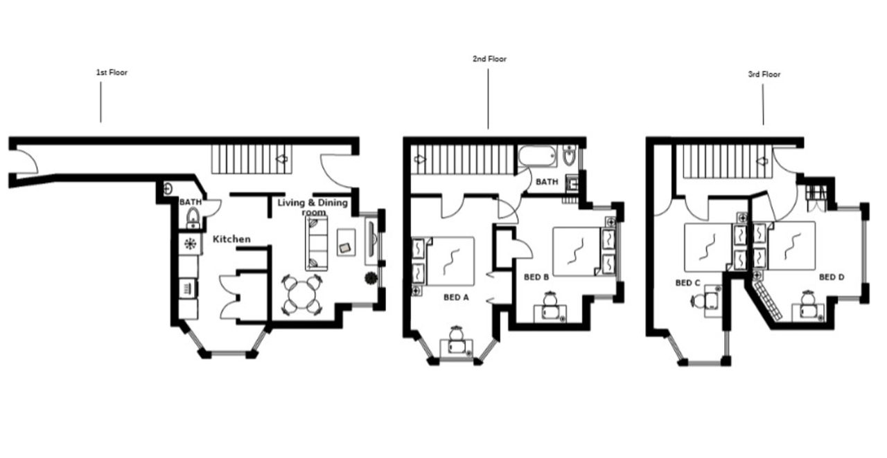  #176: Capitol Hill - Queen Bedroom 1B  -  #176: Capitol Hill  - Gallery -  8
