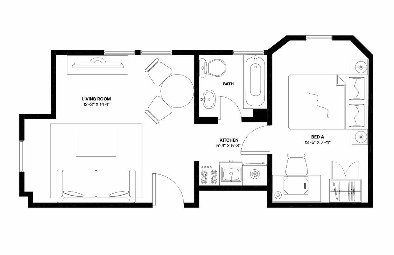  #1289: Beacon Hill - 1 Bedroom (Full)  -  #1289: Beacon Hill  - Gallery -  8