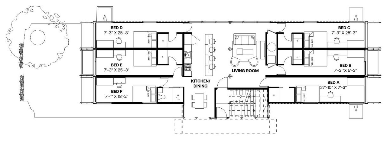  #413: Brookland - Full Bedroom 2A W/Private Bathroom  -  #413: Brookland  - Gallery -  3