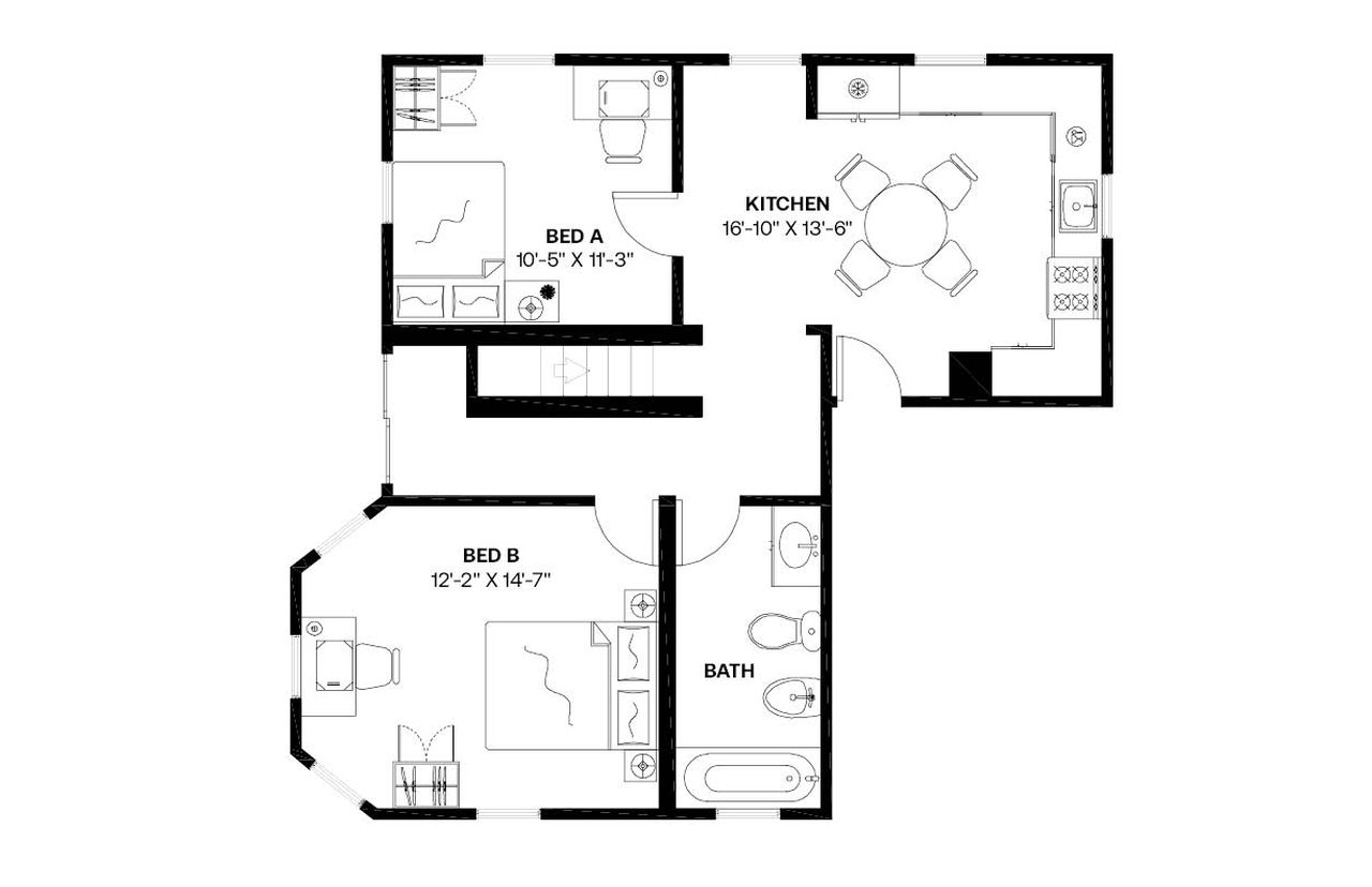 #1578: Somerville - Queen Bedroom E - #1578: Somerville - Gallery - 24