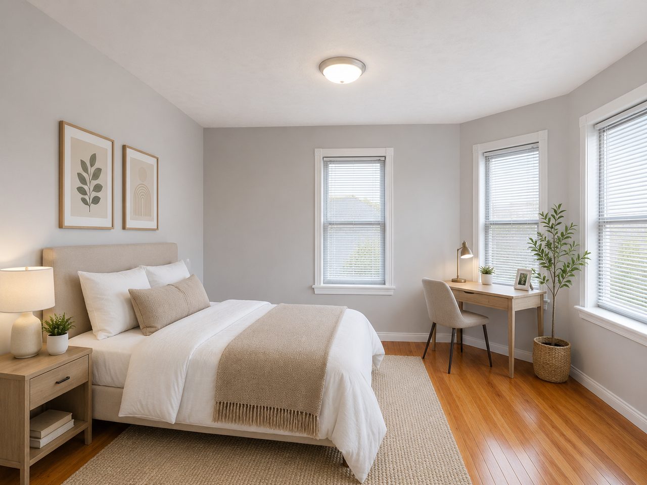 #1235: Allston - Queen Bedroom A - 11