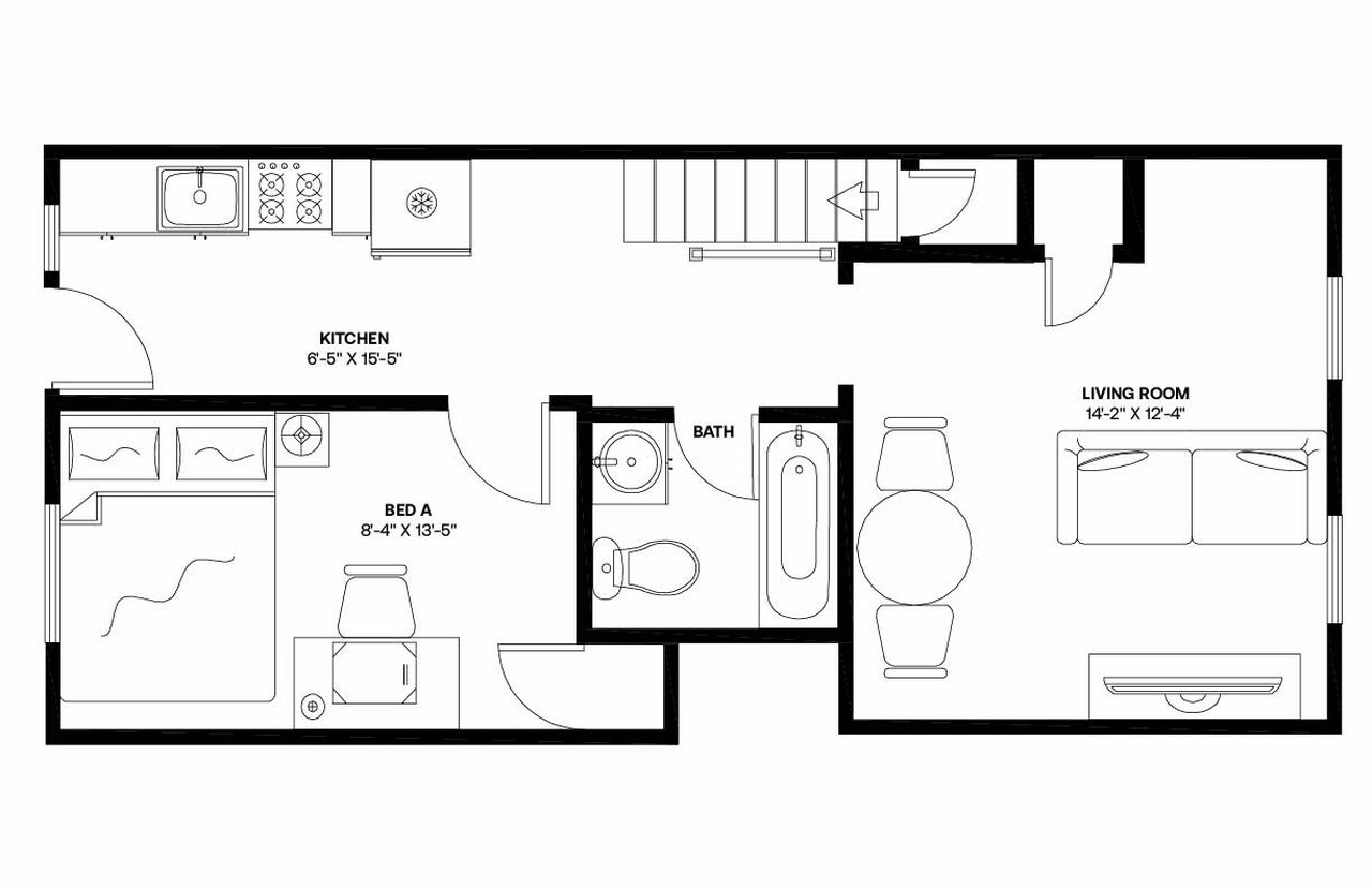 #1625: Edgewood - 1 Bedroom (Full)  -  #1625: Edgewood  - Gallery -  5