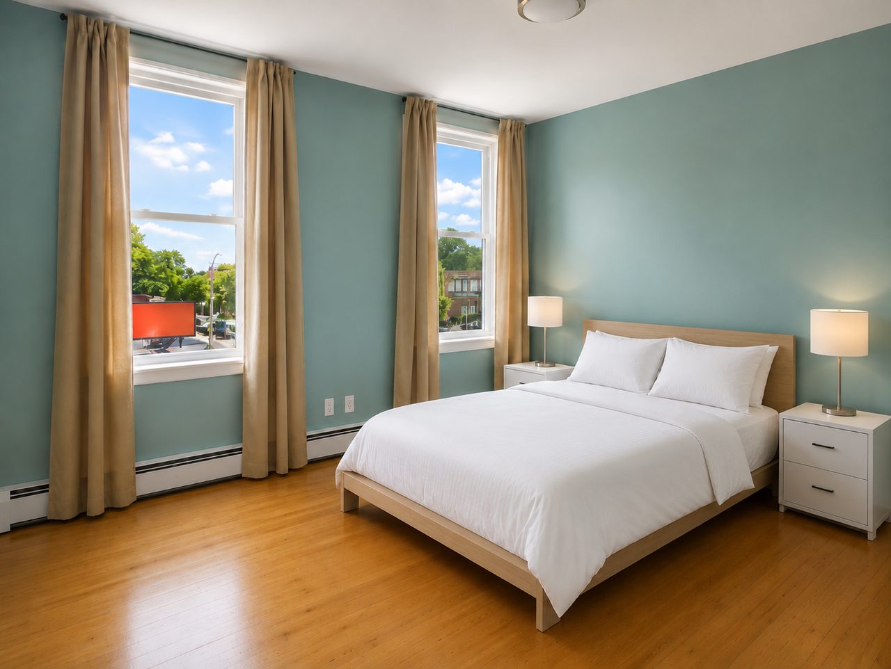 #1323: Central Square (Cambridge) - Queen Bedroom B - 1