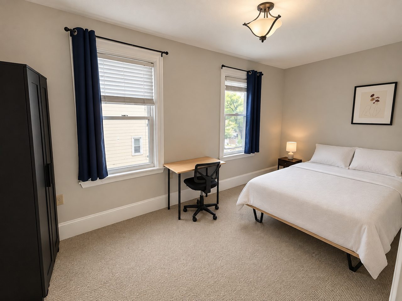 #1668: Somerville - Queen Bedroom B - 15